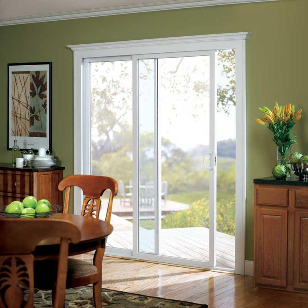 American Craftsman 72 In X 80 In 50 Series White Vinyl Right
