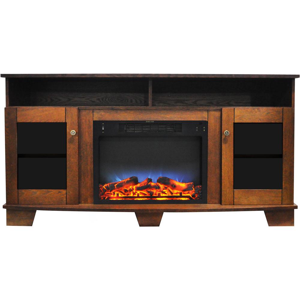 Best Rated Walnut Freestanding Fireplace Tv Stands