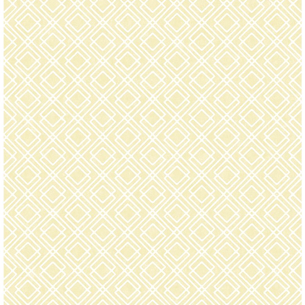 Chesapeake 8 In X 10 In Napa Butter Geometric Wallpaper Sample