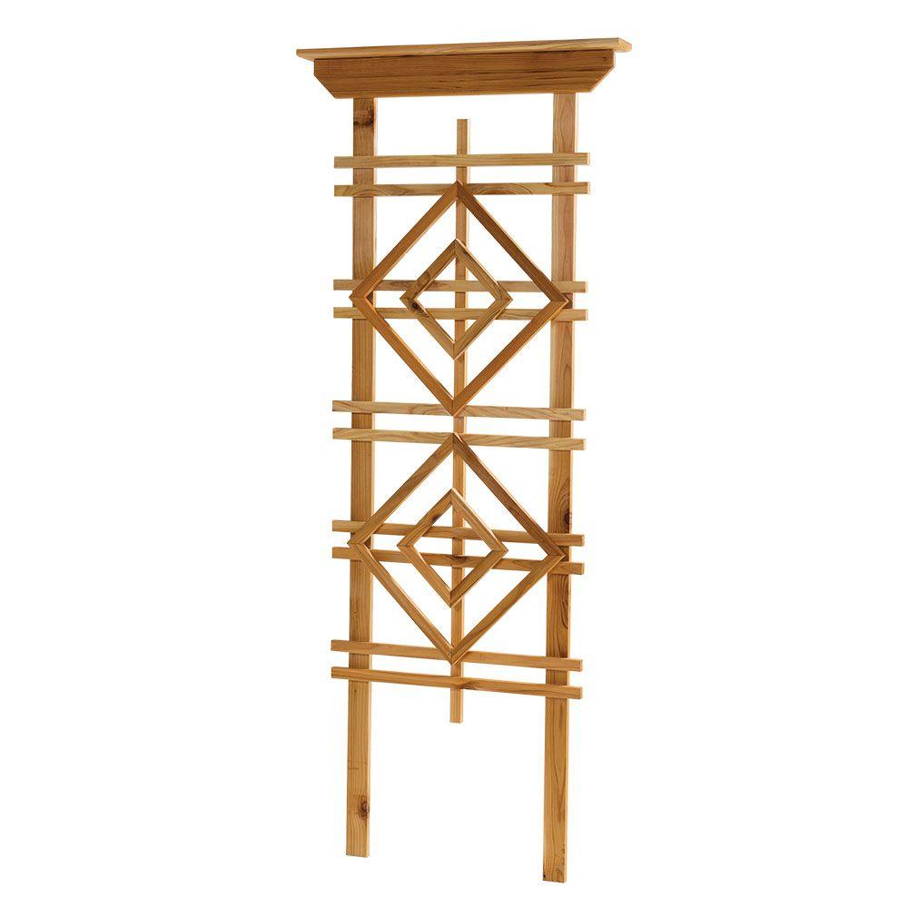 New England Arbors Grande TrellisVA68200 The Home Depot