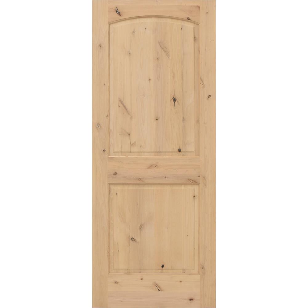 Steves Sons 36 In X 80 In 2 Panel Round Top All Wood