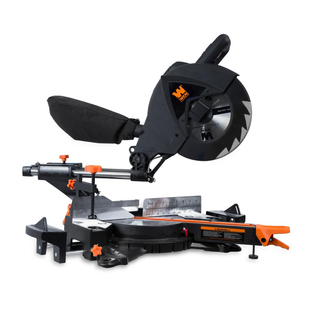 2-Speed Single Bevel 10 in. Sliding Compound Miter Saw with Smart Power Technology