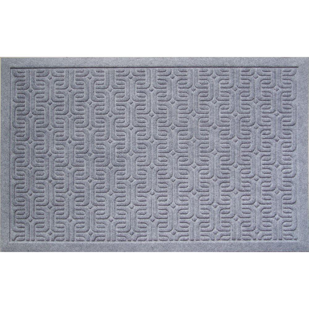 Entryways Geometric Pattern 22 in. x 35 in. Weather Beater Door Mat