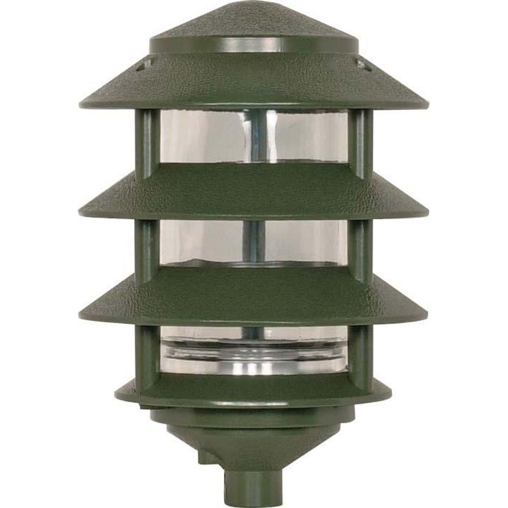 Glomar Tony 60-Watt Green Outdoor Landscape Path Light-CLI ...