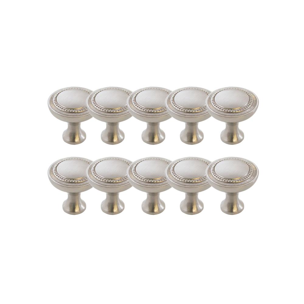 Design House Regal 1-1/4 inch Brushed Nickel Cabinet Hardware Knob Value Pack... by Design House