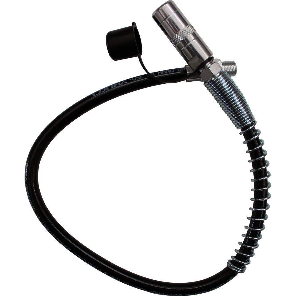 1//8/" NPT x 7//16-28 UNEF LUMAX LX-1214 Grease Hose 30/" with 2 SpringGuards