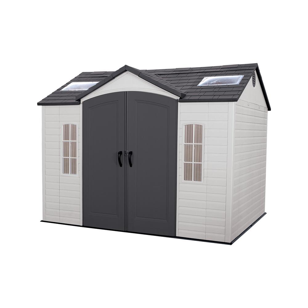 lifetime 10 ft. x 8 ft. outdoor garden shed-60005 - the