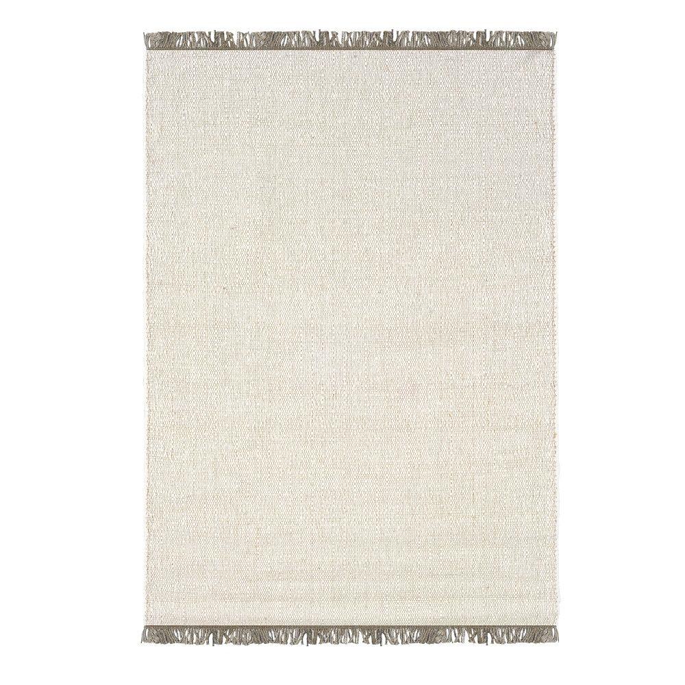 Linon Home Decor Verginia Berber Natural Ivory 5 Ft X 8 Indoor Area Rug