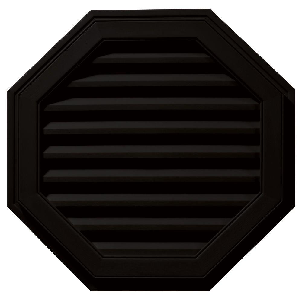 Wood octagon gable vent
 