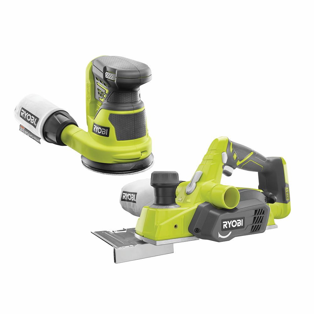 RYOBI 18Volt ONE+ LithiumIon Cordless 31/4 in. Planer and 5 in