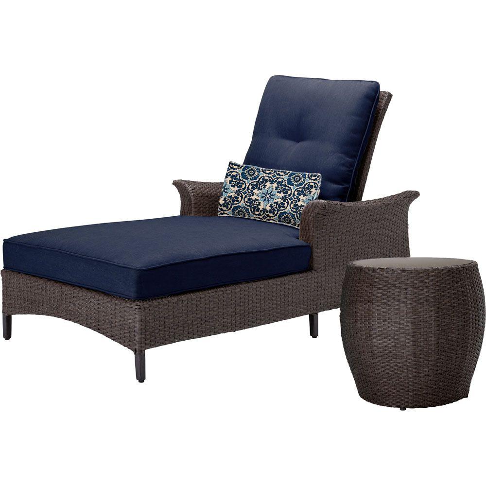 Hanover Strathmere Allure 2Piece Patio Set with Oversized Armchair and