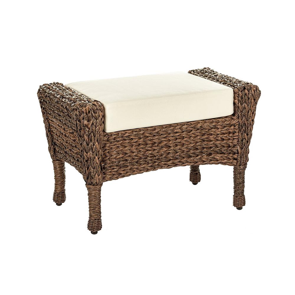 Ivy Terrace IVO15WH Classics Ottoman White