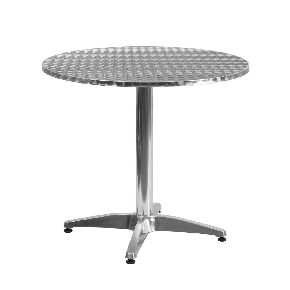 Carnegy Avenue Aluminum Round Metal Outdoor Bistro TableCGATLH23267