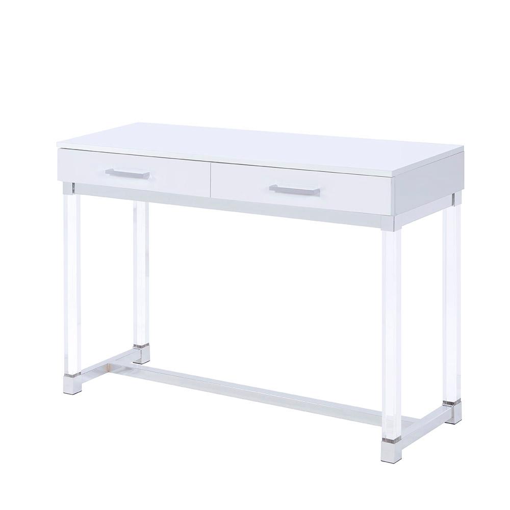Everett White Sofa Table Everett White Sofa Table