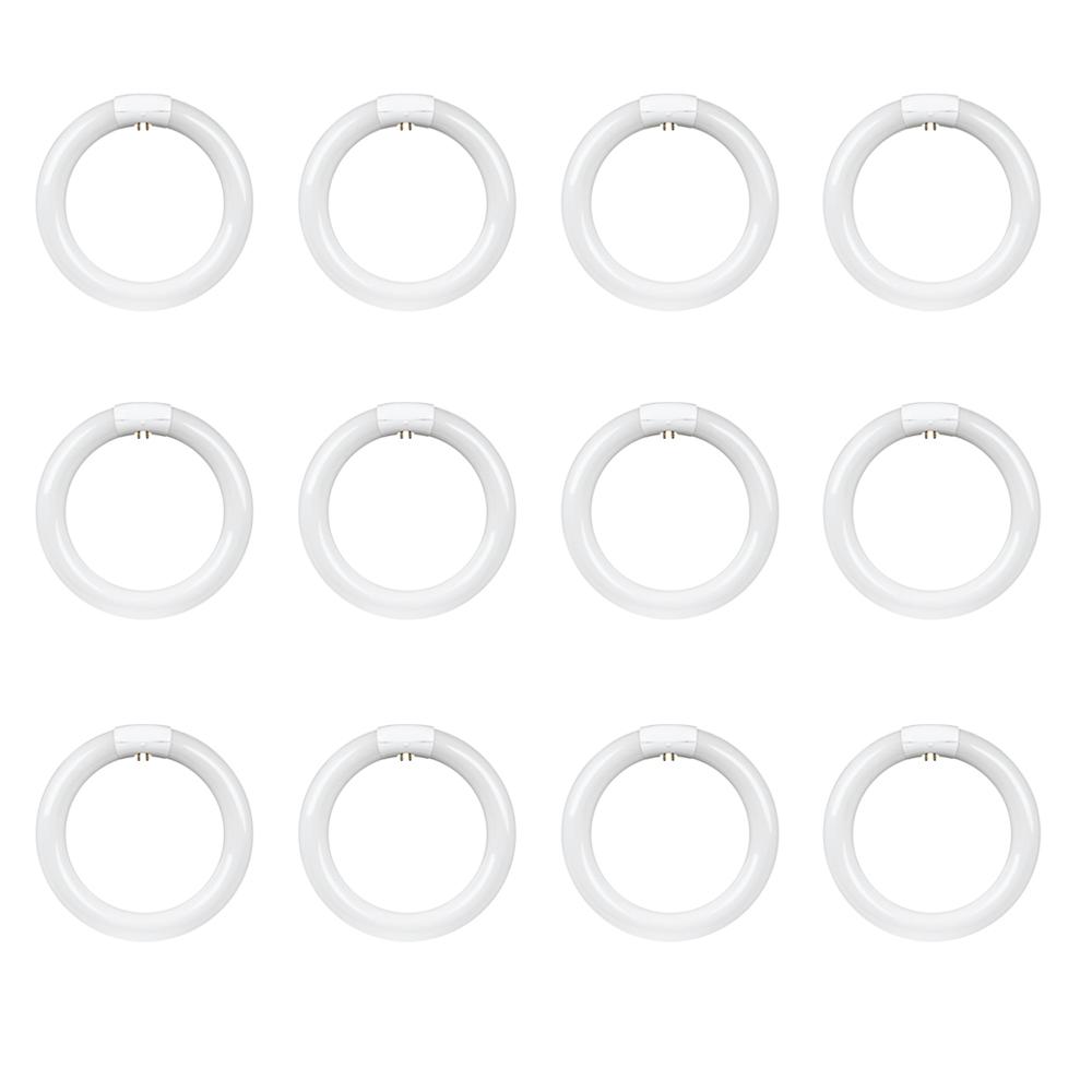 Feit Electric 9 in. 30Watt T9 Cool White (4100K) Circline Linear Fluorescent Tube Light (6pack