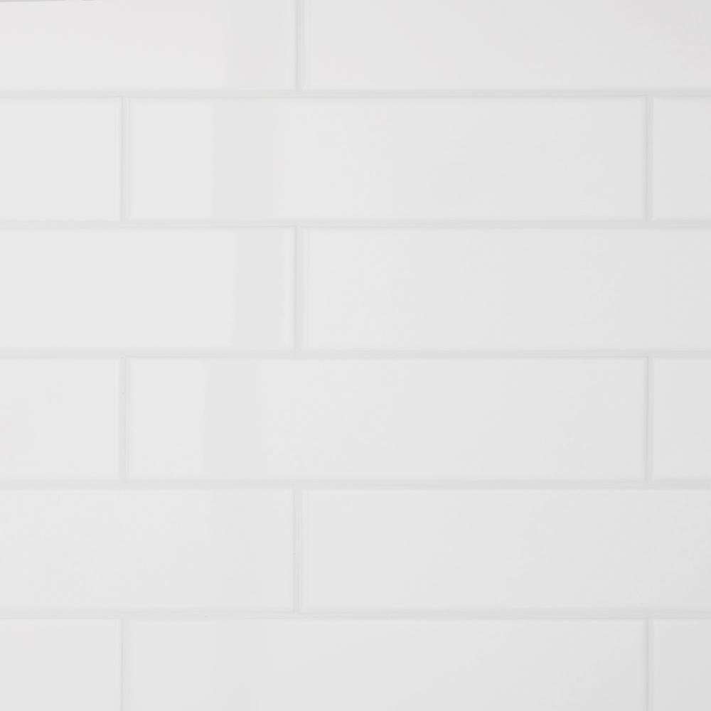 Restore Bright White 3 in. x 12 in. Ceramic Subway Wall Tile (12 sq. ft. / Case)