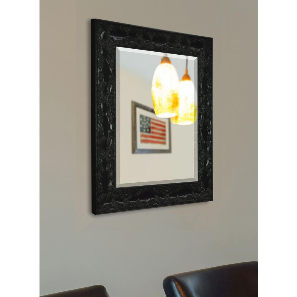 36 In X 42 Black Endicott Beveled Vanity Wall Mirror R080lv 36 In X 42 Black Endicott Beveled Vanity Wall Mirror