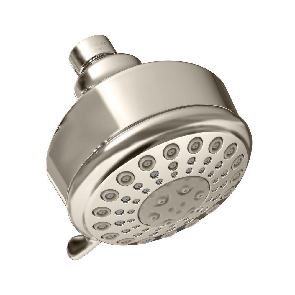 American Standard Modern 5-Spray 3.75 in. Showerhead in Brushed Nickel ...