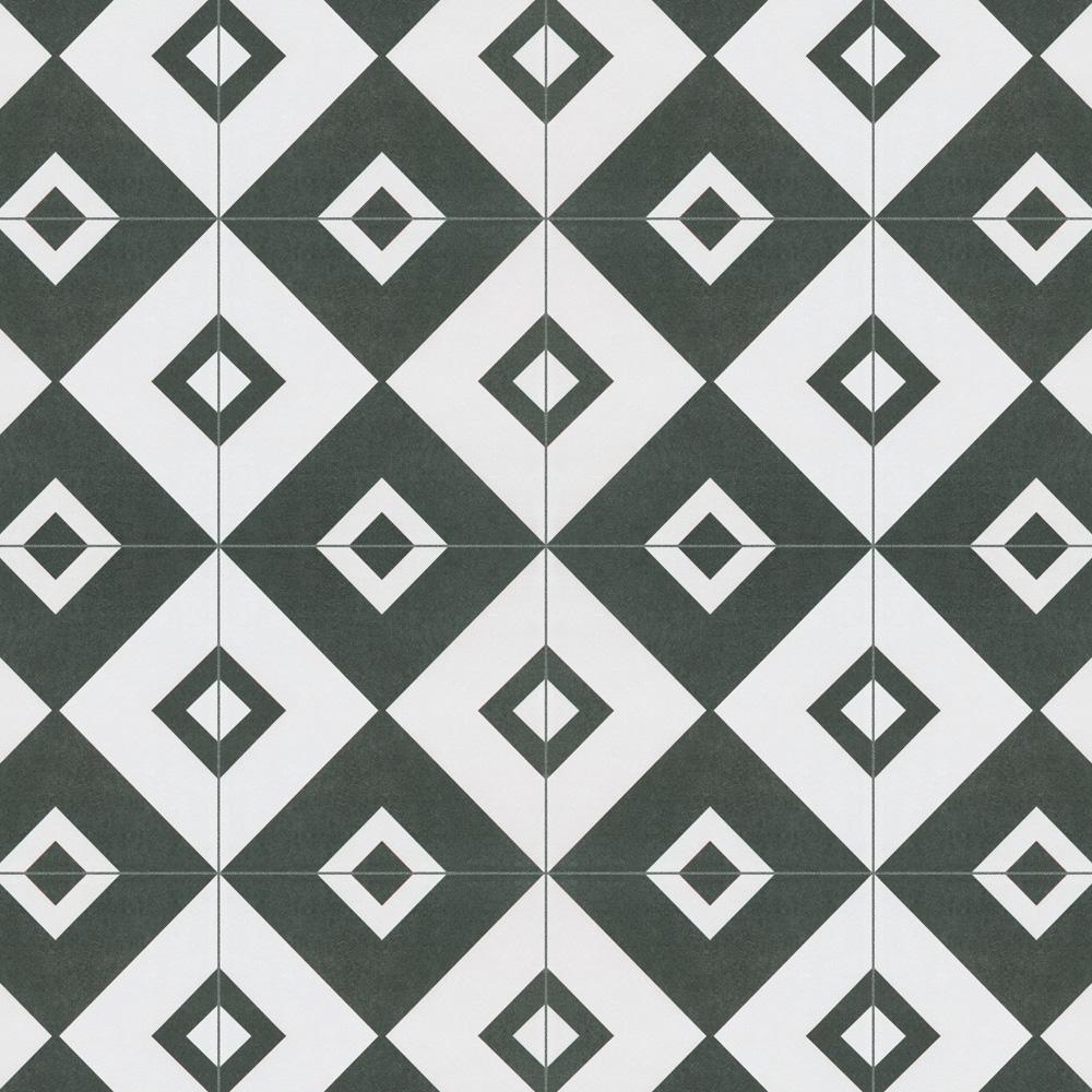 Merola Tile Twenties Vertex 7 3 4 x7 3 4 Ceramic F W Tile-FRC8TWEV ...