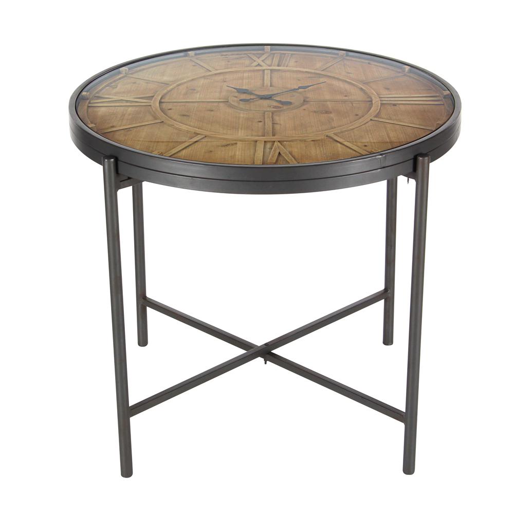 Round 25 In Coffee Tables Accent The Home Depot - Clock Coffee And End Tables Round 25 In Coffee Tables Accent The Home Depot - Clock Coffee And End Tables