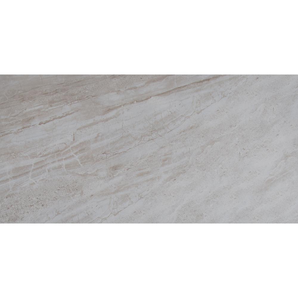 Jeffrey Court 4 in. x 4 in. Light Travertine Tumbled Wall Tile (9 ...