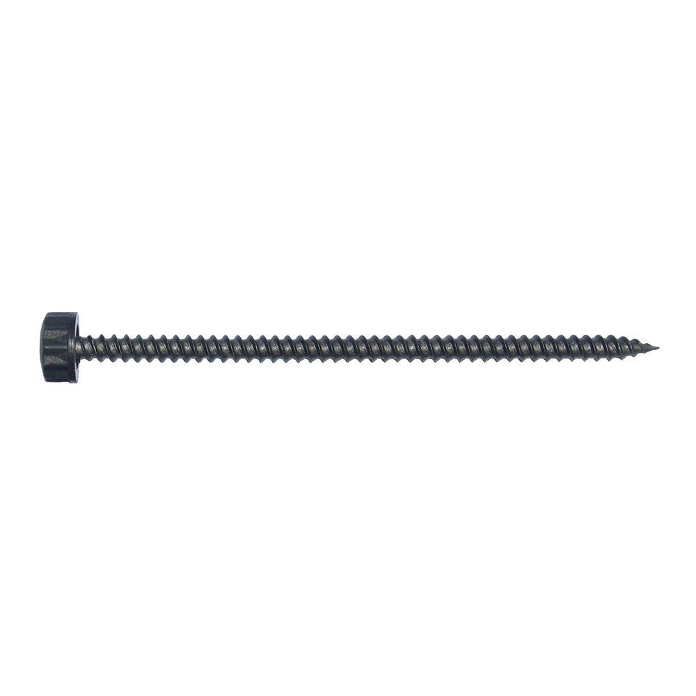 NyloTec 10 x 4 in. Nylon Bronze BiHex Head Sheet Metal Screw (50 per