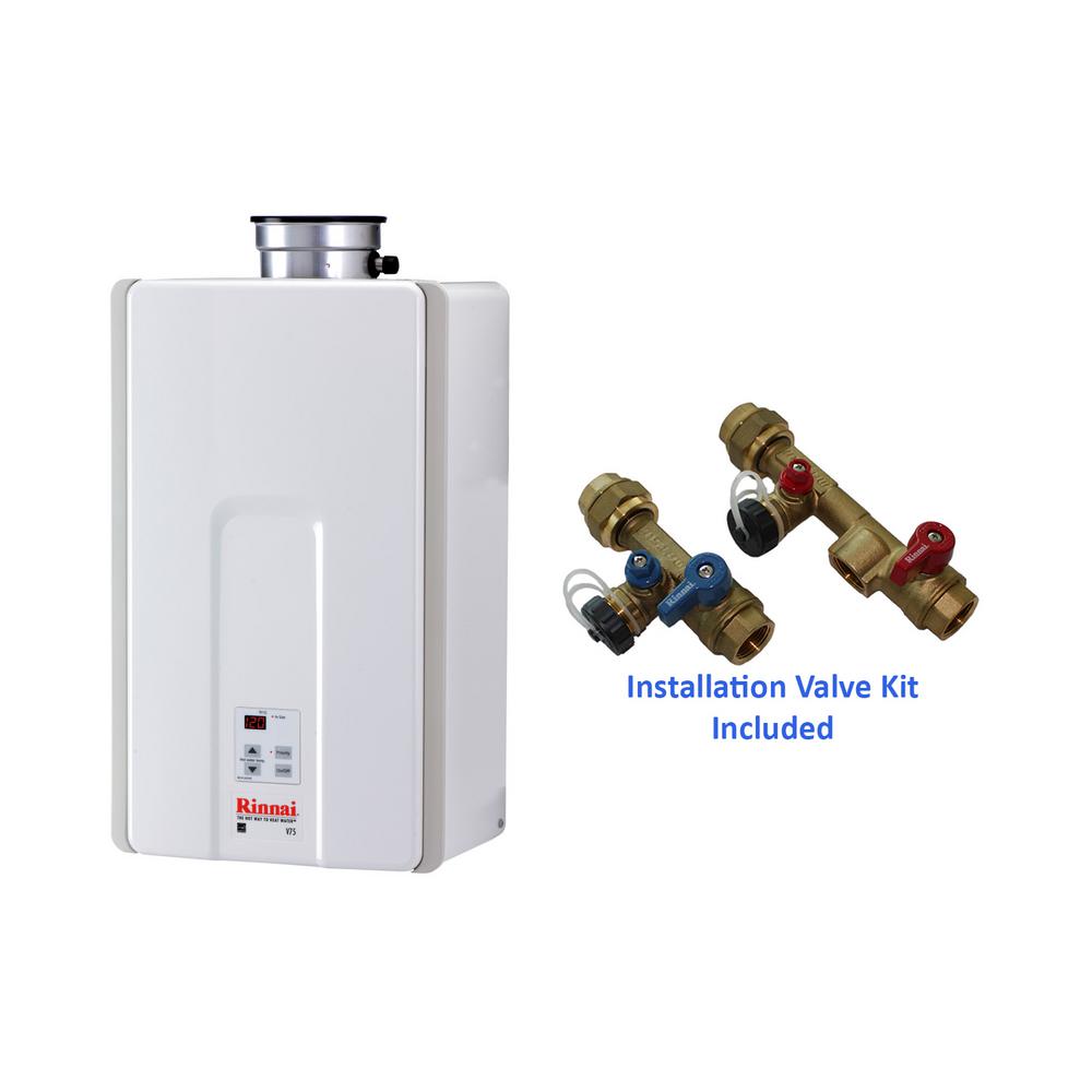 Rinnai High Efficiency 7.5 GPM Residential Natural Gas Interior