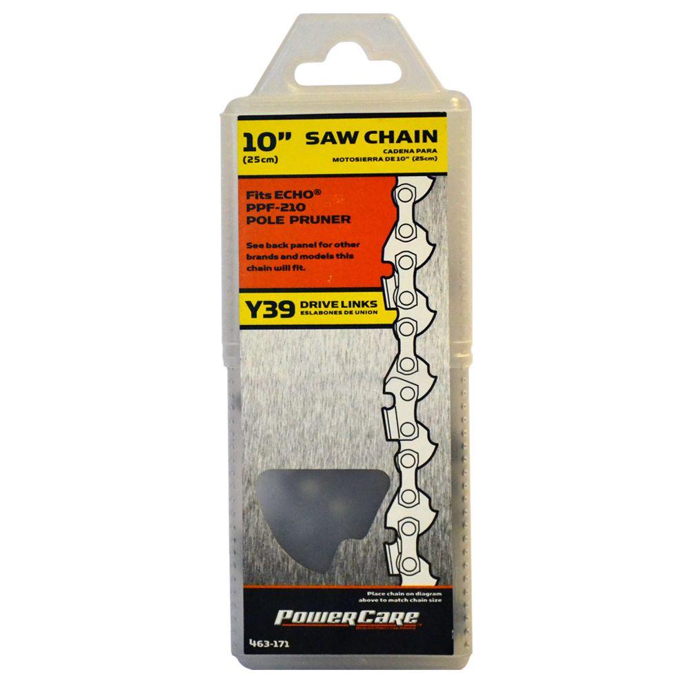 Power Care 10 In Y39 Semi Chisel Chainsaw Chain