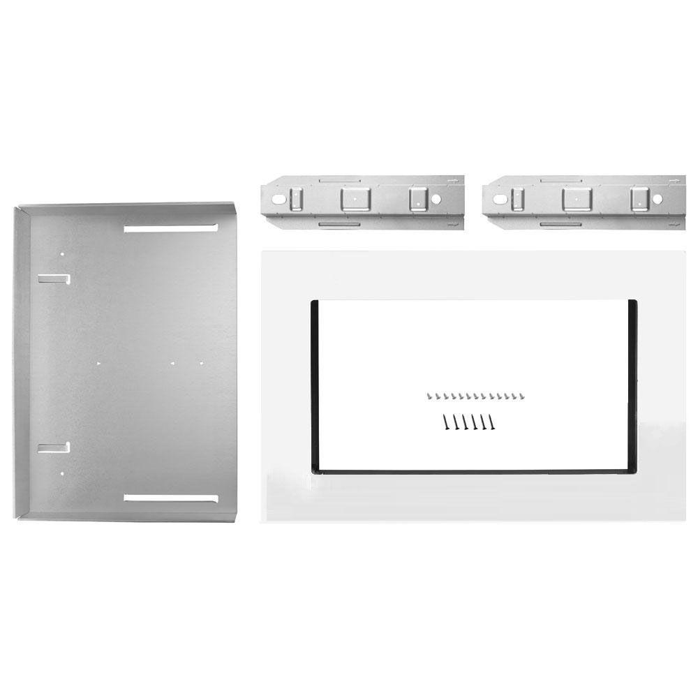 Whirlpool 27 in. Microwave Trim Kit in White-MK2227AW - The Home Depot
