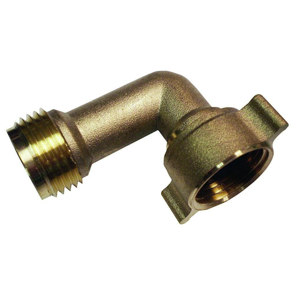 SharkBite 1/2 in. Brass 90-Degree Push-to-Connect Elbow-U248LFA ...