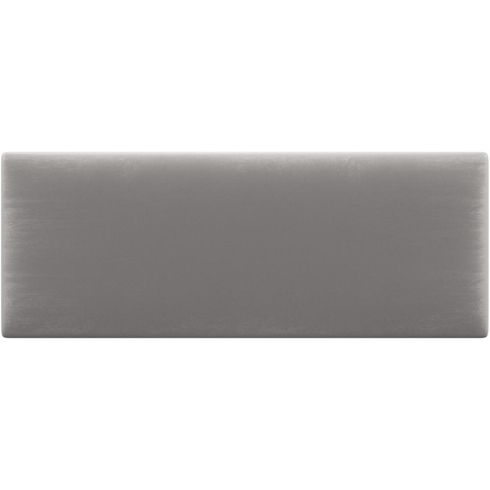 Vant Plush Velvet Platinum Grey Queen Full Upholstered Headboards Plush Velvet Platinum Grey Queen Full Upholstered Headboards Accent Wall Panels