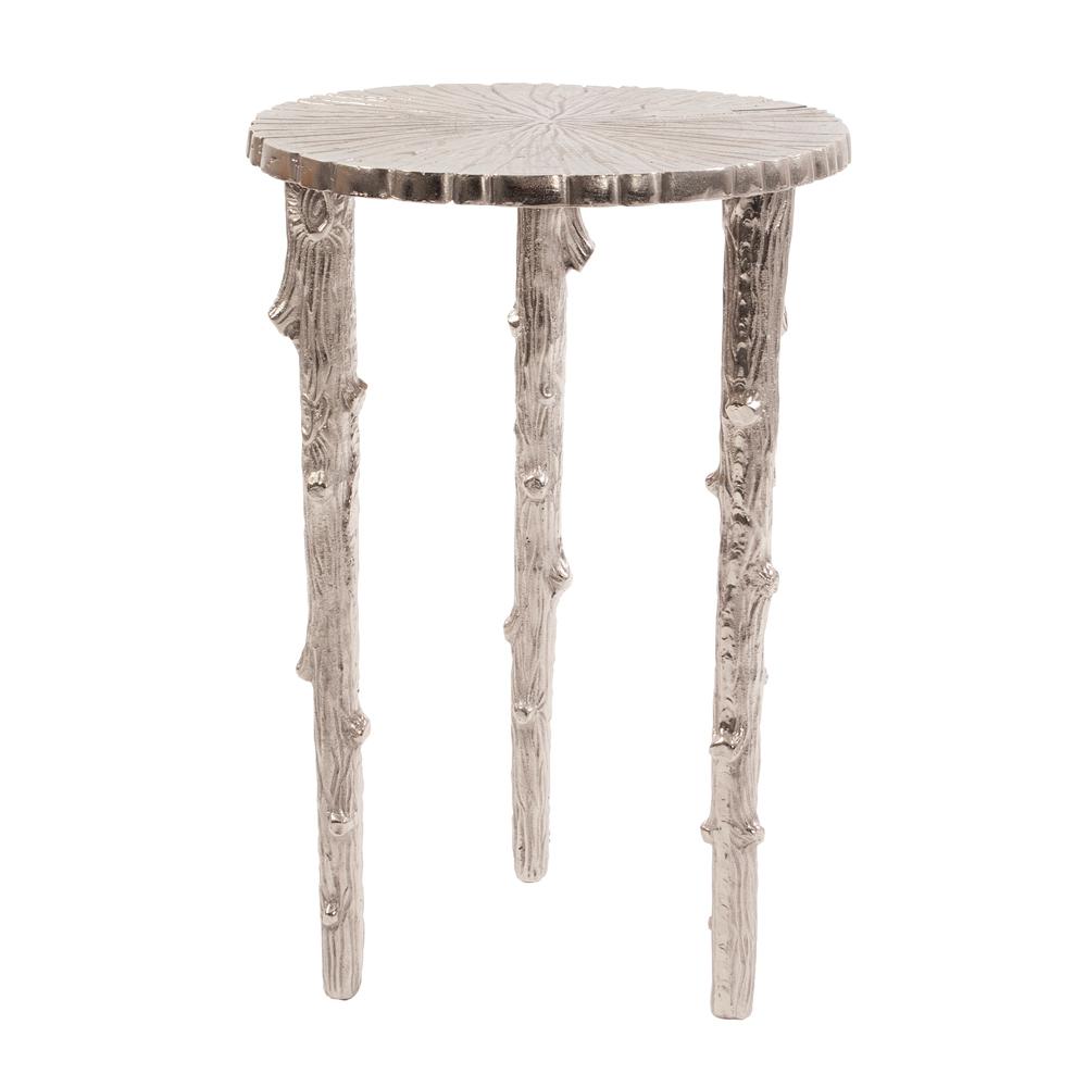 Silver Tree Pedestal Table 35061 The Home Depot