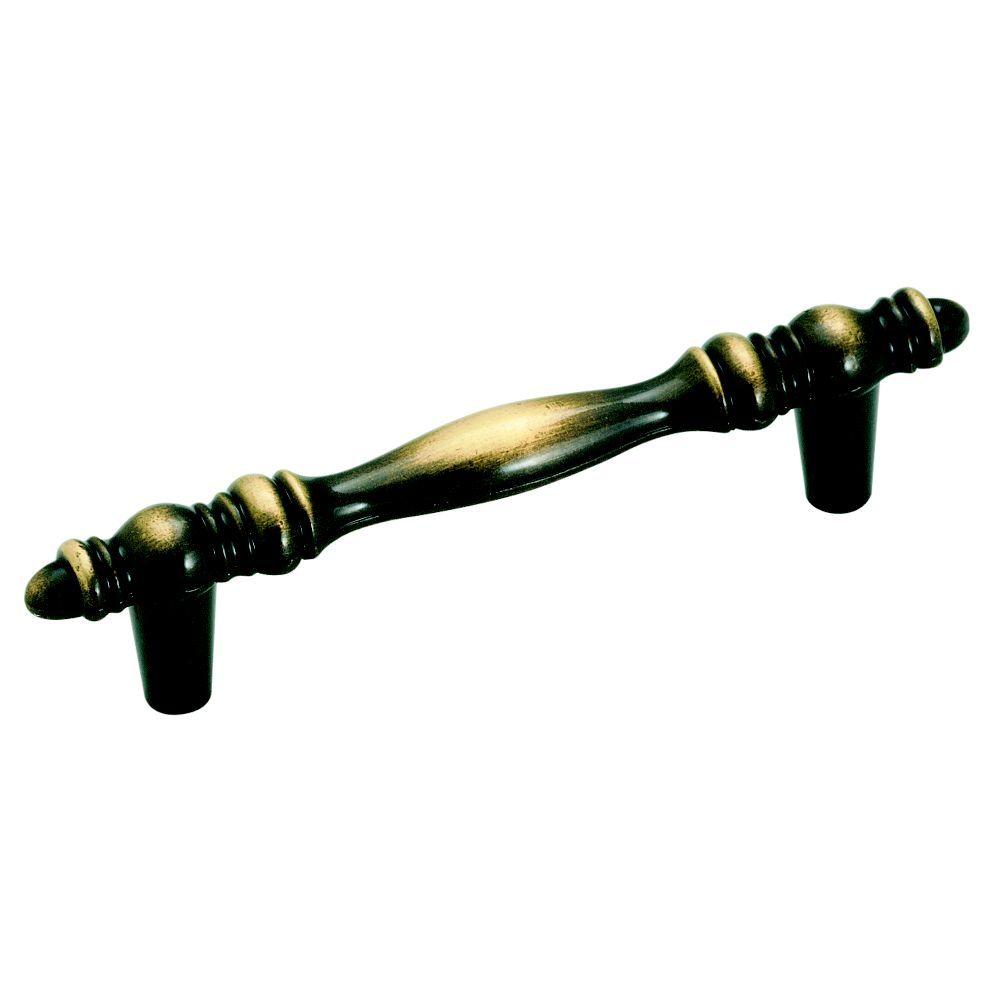 GlideRite 2 1 2 In CC Antique Brass Classic Bin Cabinet Pulls 10 Pack   Amerock Drawer Pulls Bp149ae 64 1000 