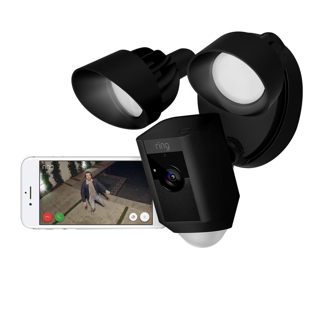 Ring Wireless Video Doorbell 2 With Chime Pro And Floodlight Cam
