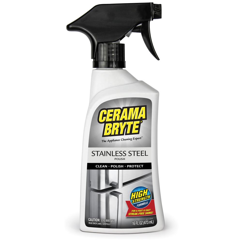 Cerama Bryte 16 Oz Stainless Steel Cleaning Polish And Conditioner