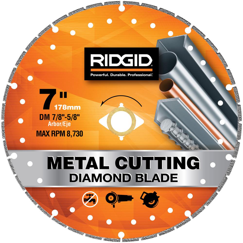 RIDGID 7 in. Metal Cutting Diamond Blade