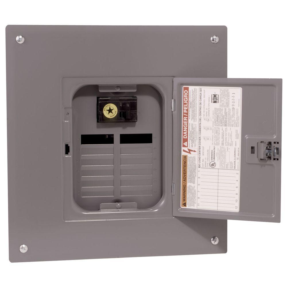 UPC 785901841272 product image for Square D QO 100 Amp 12-Space 12-Circuit Indoor Main Breaker Load Center with Cov | upcitemdb.com
