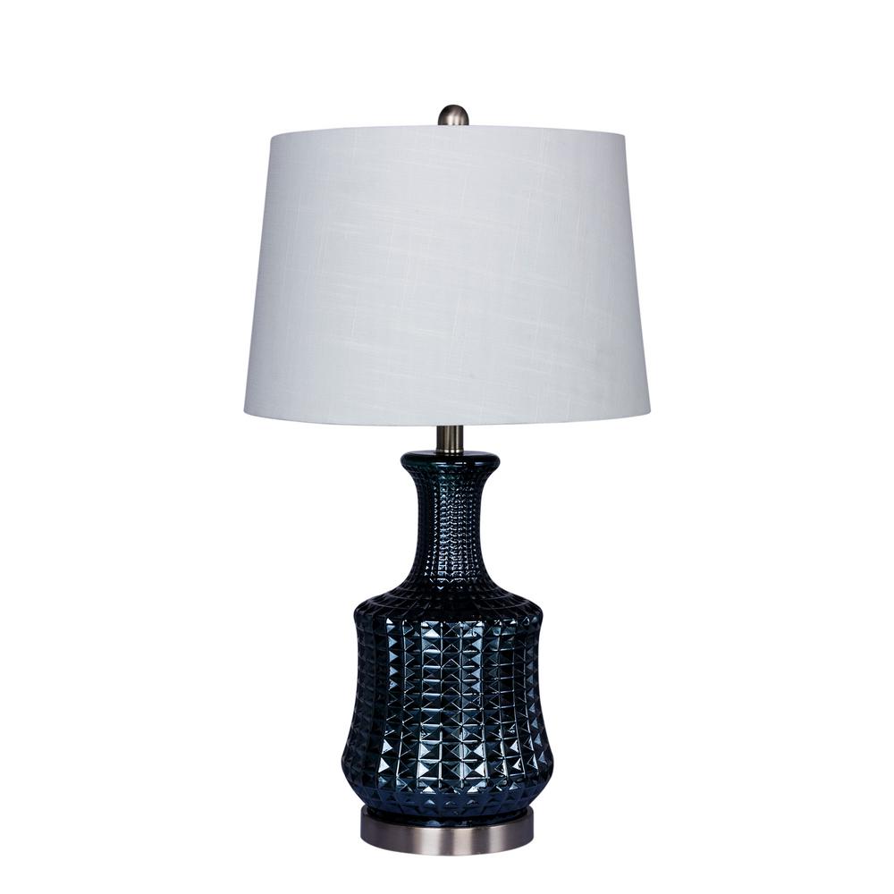 blue modern lamp