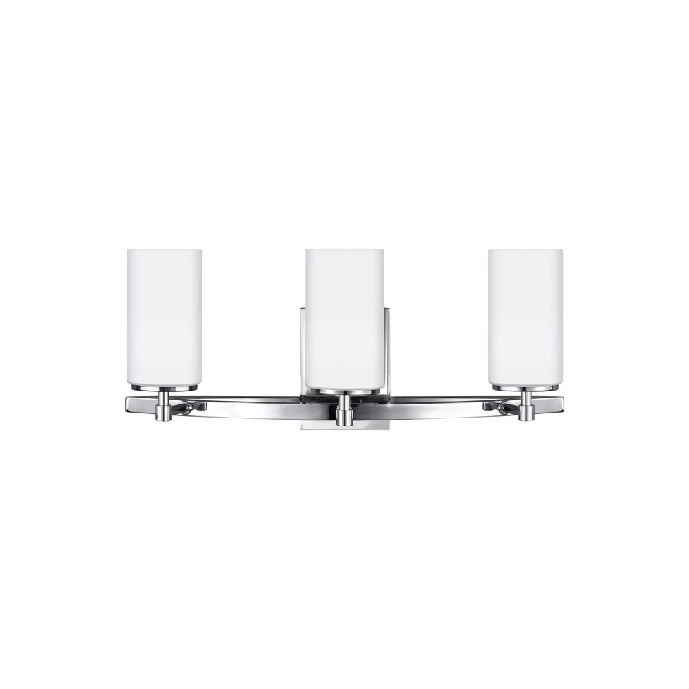 Modern Multi Mounting Positions Vanity Lighting The W 3 Light Chrome Bath