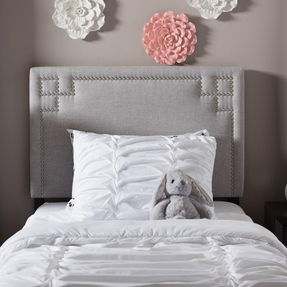 Baxton Studio Geneva Beige Full Headboard 28862 6877 Hd The Home Depot Geneva Beige Full Headboard