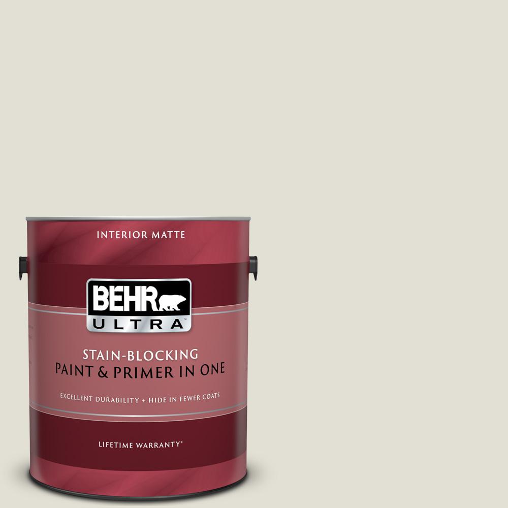 Behr Ultra 1 Gal Ul190 11 Guesthouse Matte Interior Paint And Primer In One - 