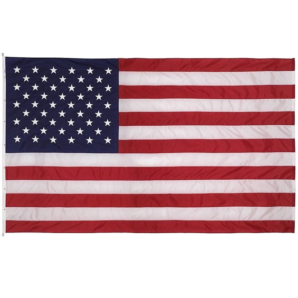 500 pcs DOUBLE WOVEN CLOTHING LABELS UNITED SATES AMERICAN FLAG RED WHITE /& BLUE