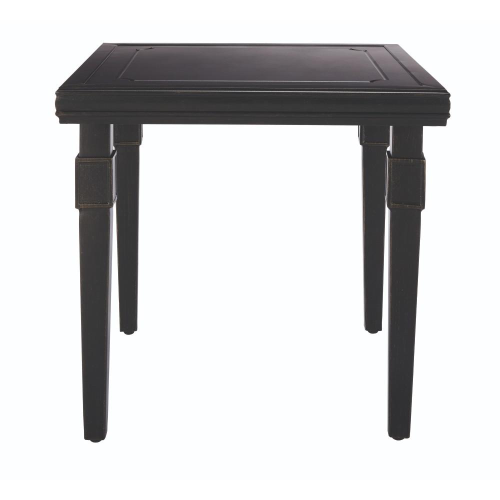 Home Decorators Collection Dunham Manor Metal Antique Bronze Outdoor End Table 9871300280 The Home Depot