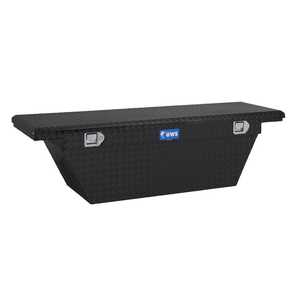 UWS 60 in. Aluminum Black Deep Angled Single Lid Crossover Tool Box
