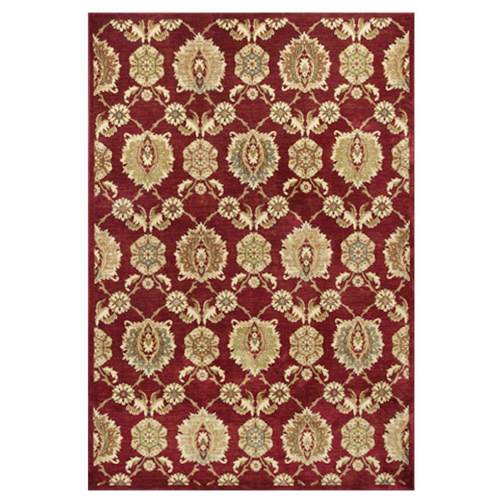 Kas Rugs Silky Tabriz Red Cream 3 Ft X 4 Area Rug Ver857033x47 Kas Rugs Silky Tabriz Red Cream 3 Ft X 4 Area Rug