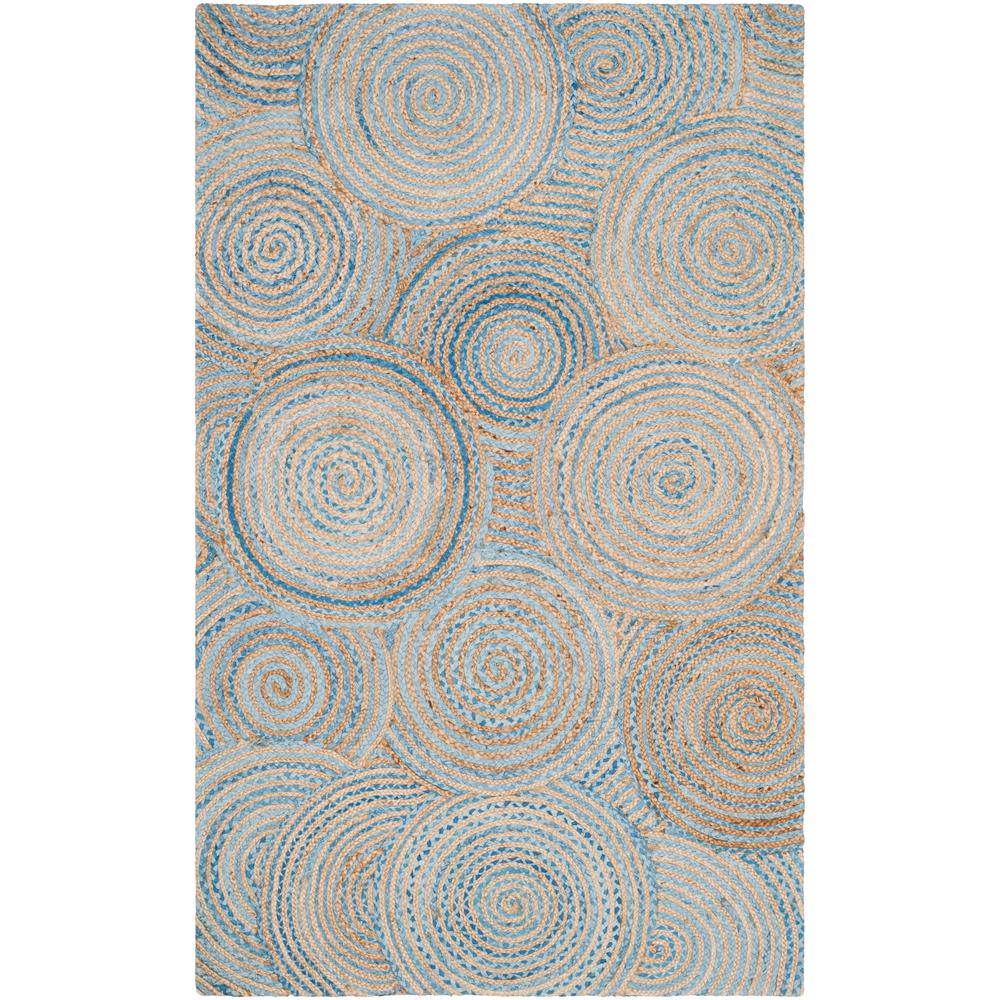 Safavieh Cape Cod Natural Blue 4 Ft X 6 Area Rug