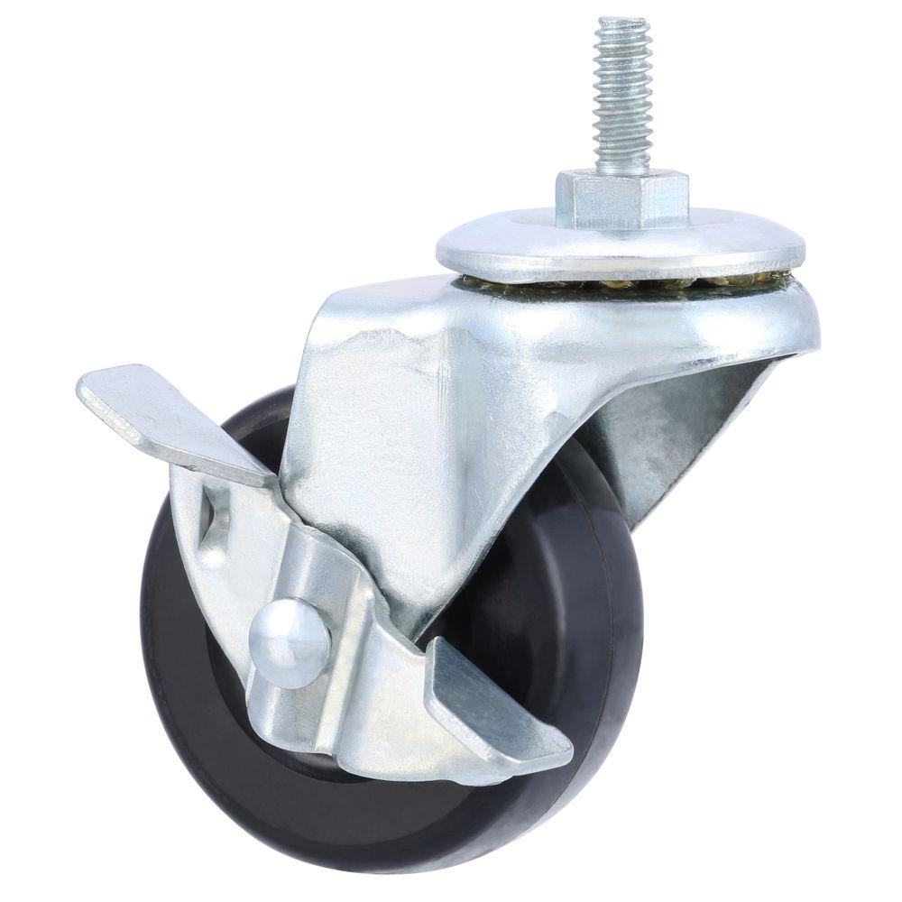 2 In Rubber Stem Caster 4 Pack