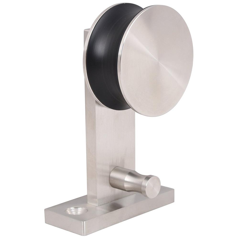 CALHOME Top Mount 60 in. StainlessSteel Barn Style Sliding Door Track