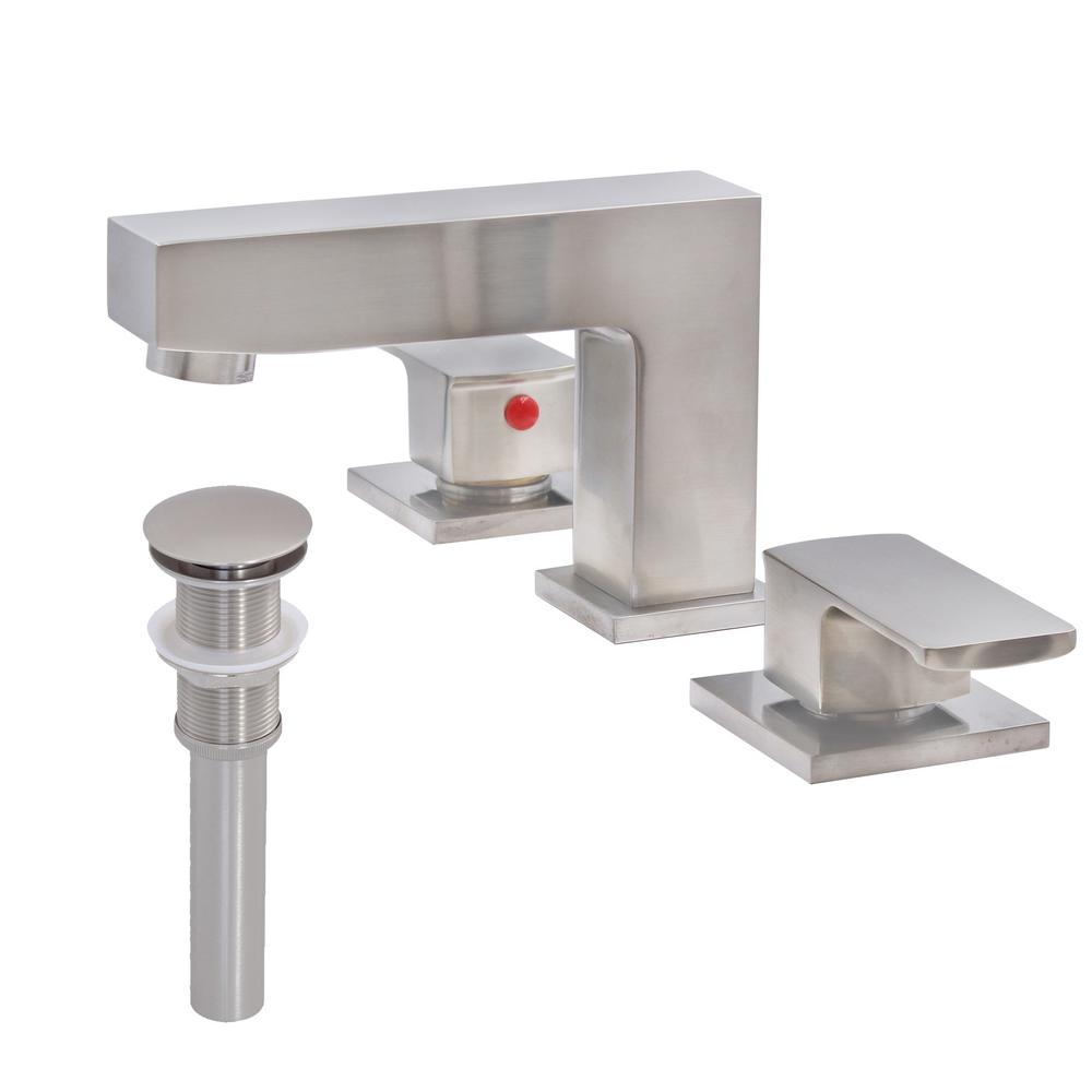 Novatto JAX Standard 8 in. Widespread 2Handle Quarter Turn Bathroom