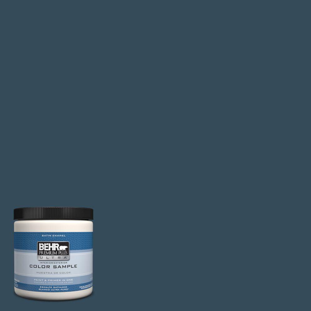 BEHR Premium Plus Ultra 8 oz. #HDC-CL-28 Nocturne Blue Interior ...